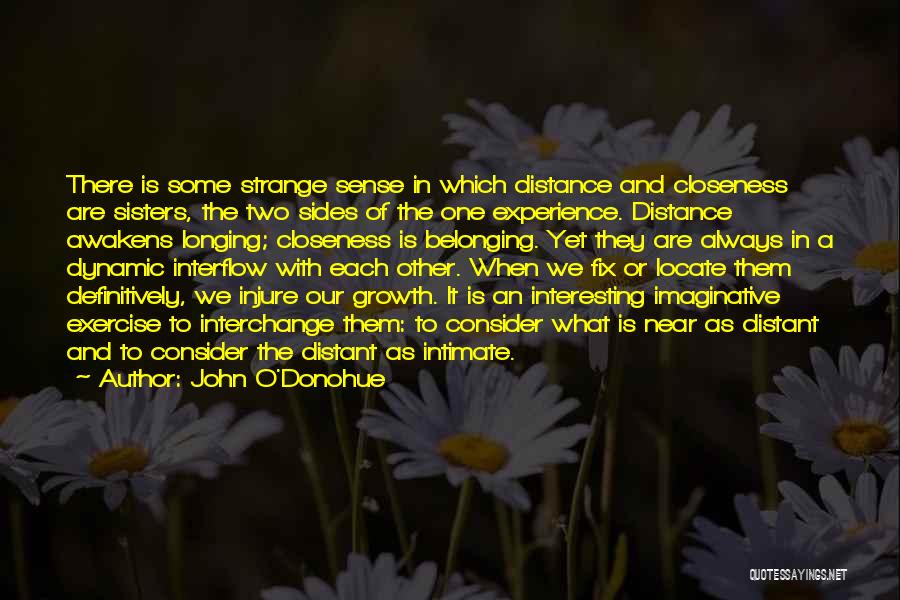 Closeness Of Sisters Quotes By John O'Donohue