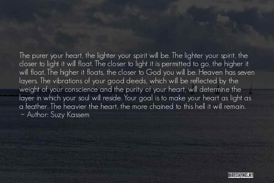 Closer To Heaven Quotes By Suzy Kassem