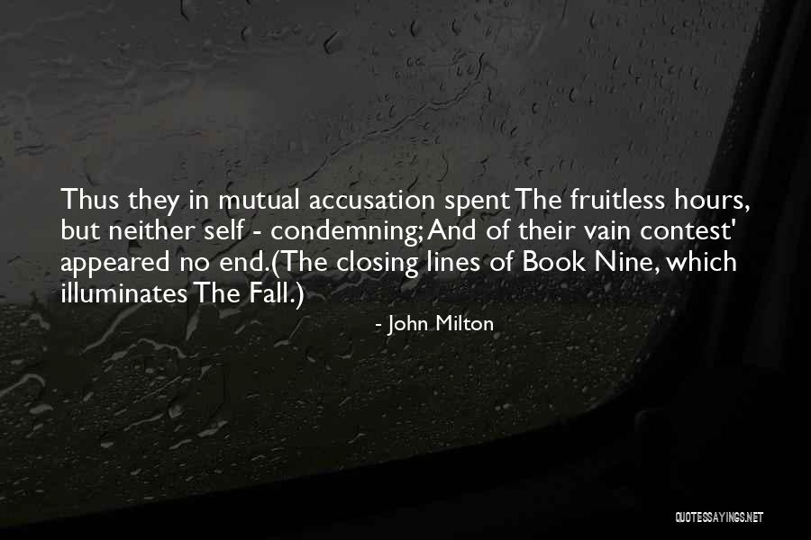 Closing A Book Quotes By John Milton