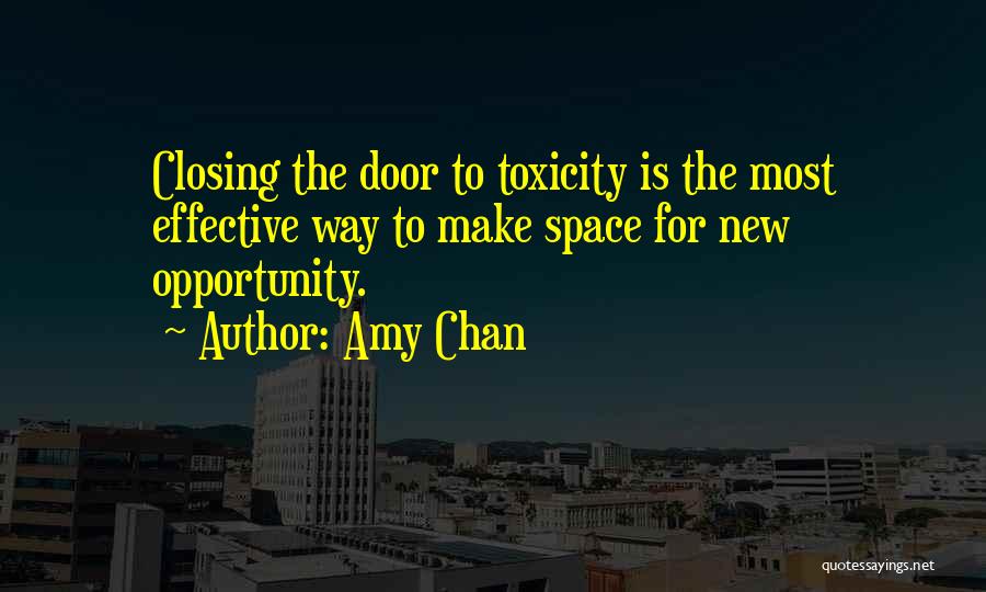 Closing Doors Quotes By Amy Chan
