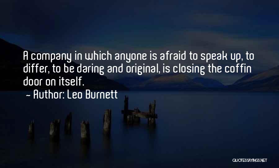 Closing Doors Quotes By Leo Burnett