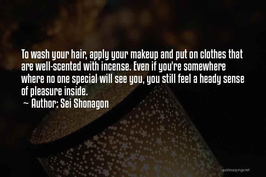 Clothes And Makeup Quotes By Sei Shonagon