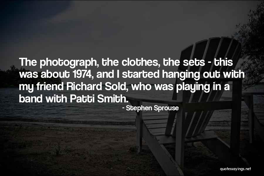 Clothes Hanging Quotes By Stephen Sprouse Clothes Hanging Quotes By Stephen Sprouse