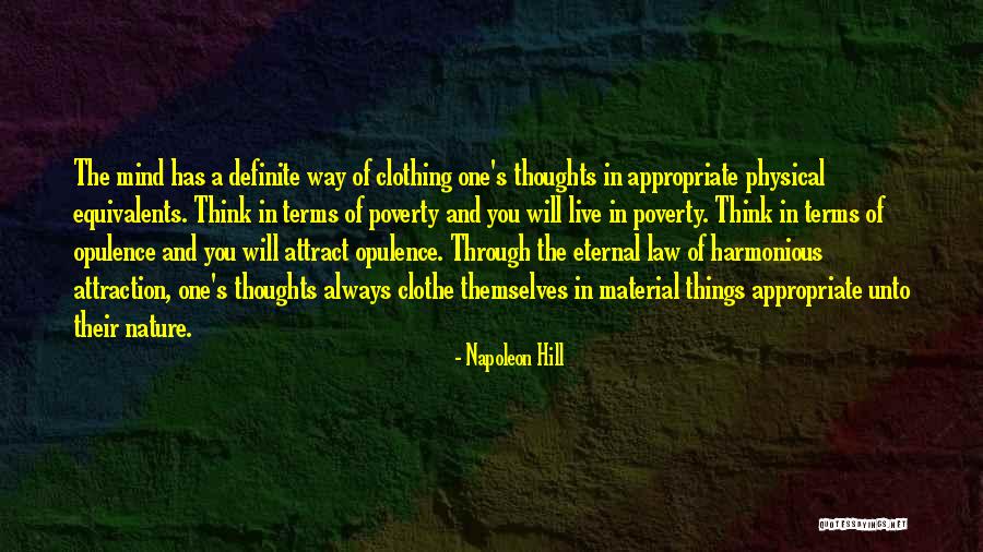 Clothing Inspirational Quotes By Napoleon Hill