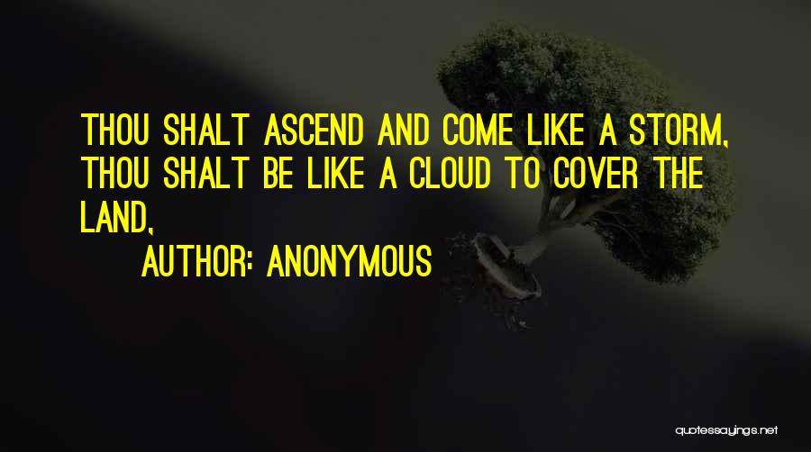 Cloud Cover Quotes By Anonymous