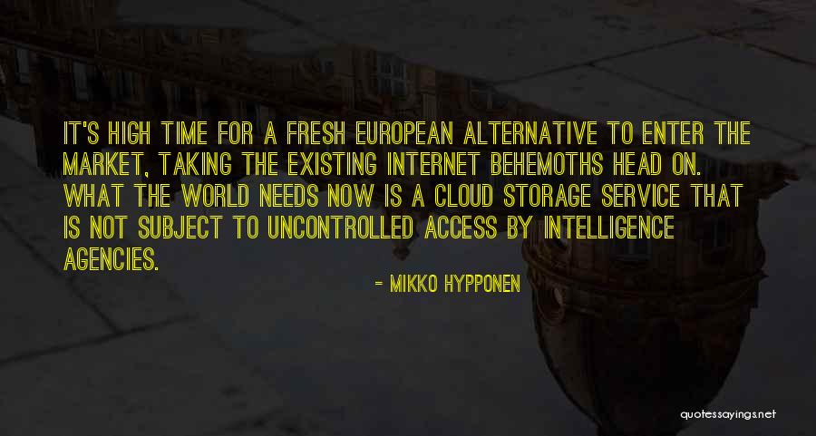 Cloud Over Your Head Quotes By Mikko Hypponen