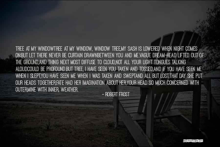 Cloud Over Your Head Quotes By Robert Frost