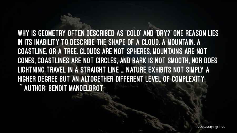 Cloud Shape Quotes By Benoit Mandelbrot