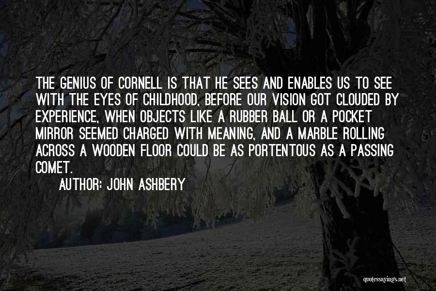 Clouded Vision Quotes By John Ashbery