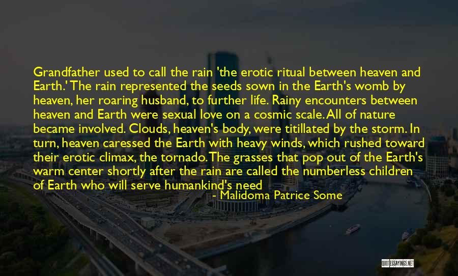 Clouds After Rain Quotes By Malidoma Patrice Some