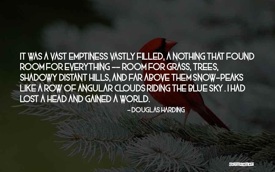 Clouds And Blue Sky Quotes By Douglas Harding Clouds And Blue Sky Quotes By Douglas Harding