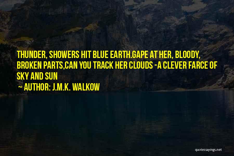Clouds And Blue Sky Quotes By J.M.K. Walkow