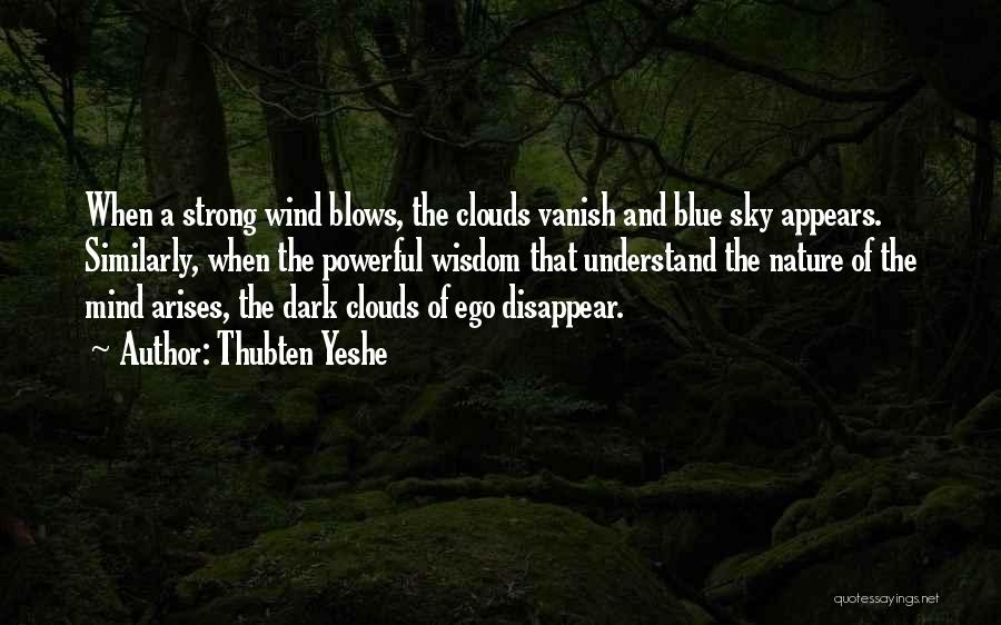 Clouds And Blue Sky Quotes By Thubten Yeshe