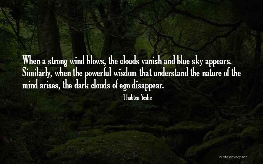 Clouds And Blue Sky Quotes By Thubten Yeshe