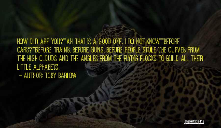 Clouds And Flying Quotes By Toby Barlow