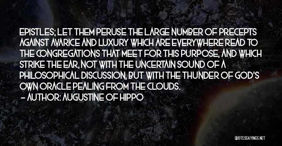 Clouds And God Quotes By Augustine Of Hippo