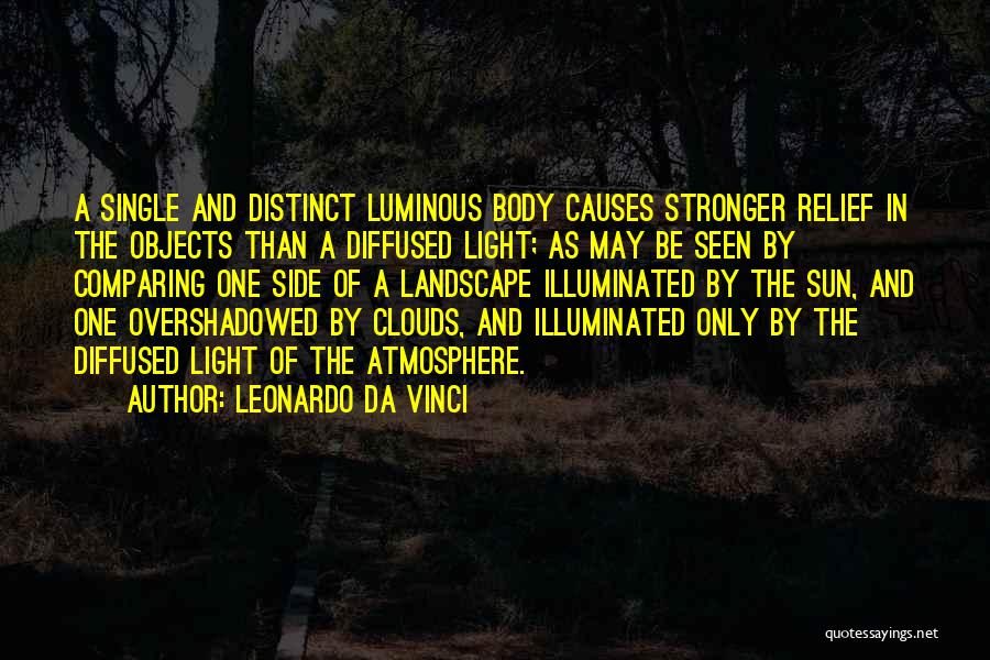 Clouds And Light Quotes By Leonardo Da Vinci