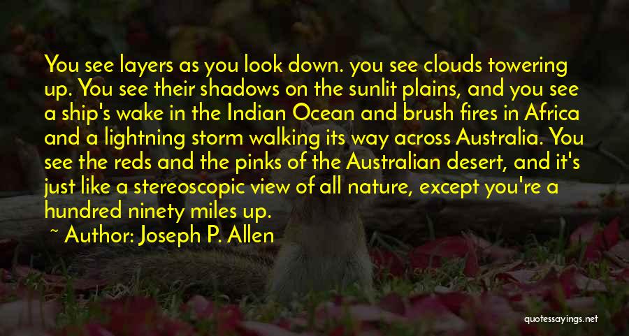 Clouds And Nature Quotes By Joseph P. Allen