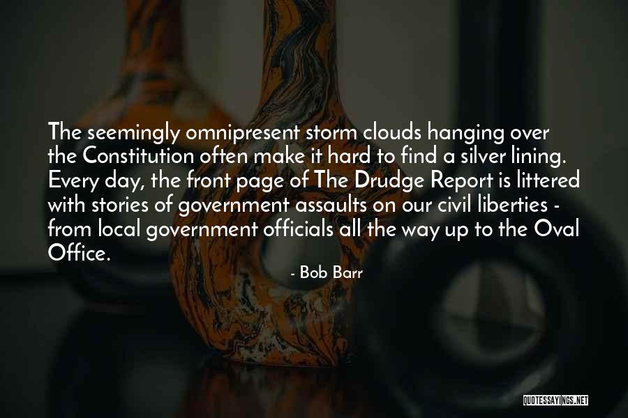 Clouds Silver Lining Quotes By Bob Barr