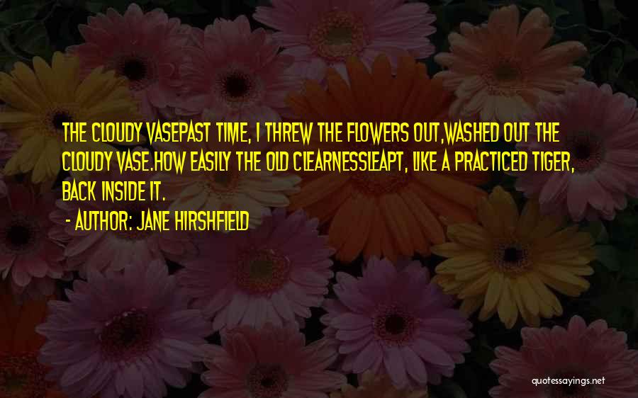 Cloudy Quotes By Jane Hirshfield