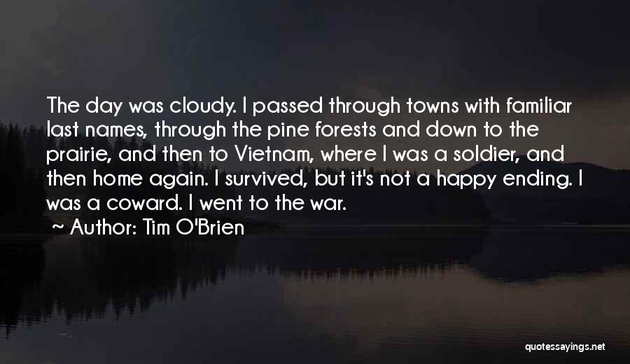 Cloudy Quotes By Tim O'Brien