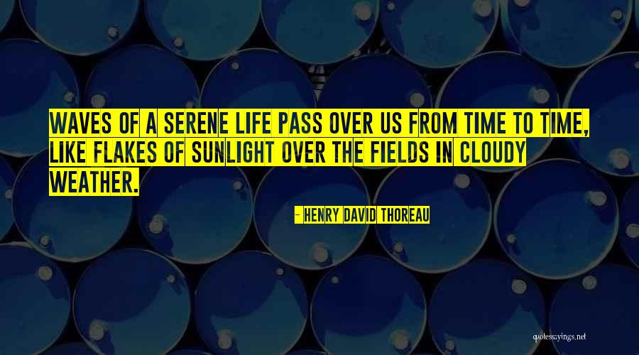 Cloudy Weather Quotes By Henry David Thoreau