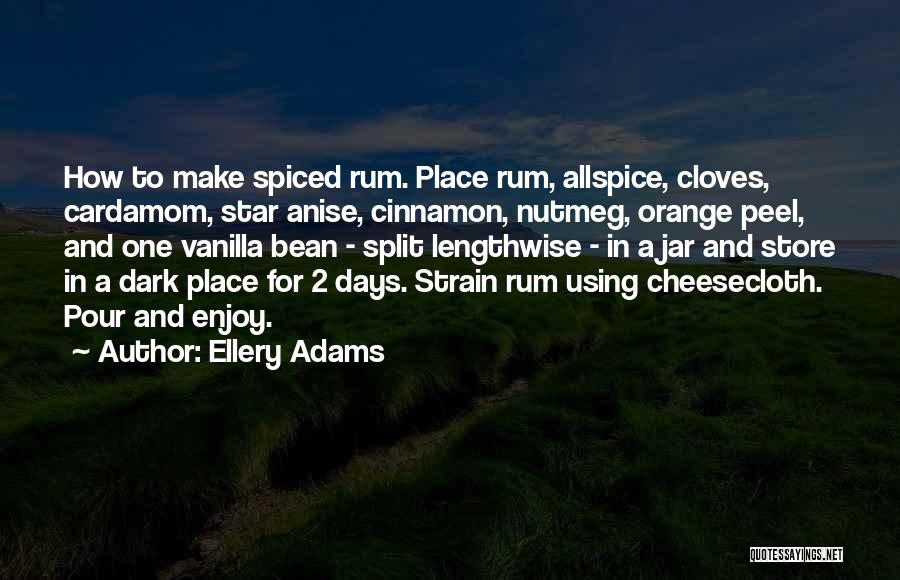 Cloves Quotes By Ellery Adams