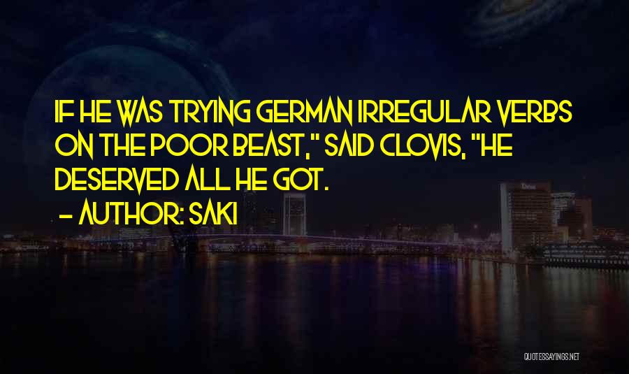 Clovis 1 Quotes By Saki