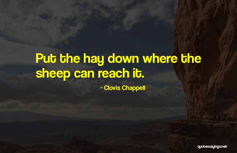 Clovis Chappell Quotes 221238