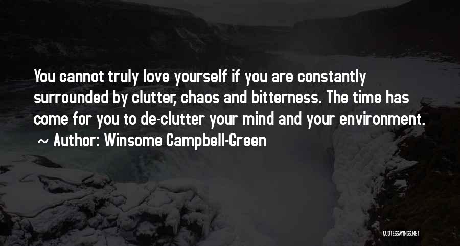 Clutter Quotes By Winsome Campbell-Green