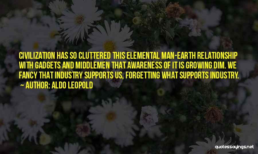 Cluttered Quotes By Aldo Leopold