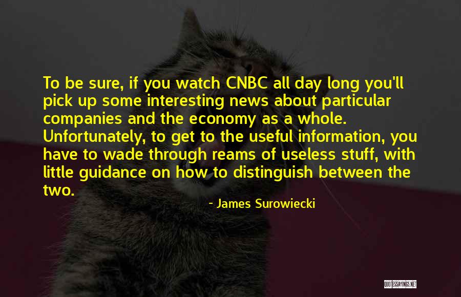 Cnbc News Quotes By James Surowiecki Cnbc News Quotes By James Surowiecki
