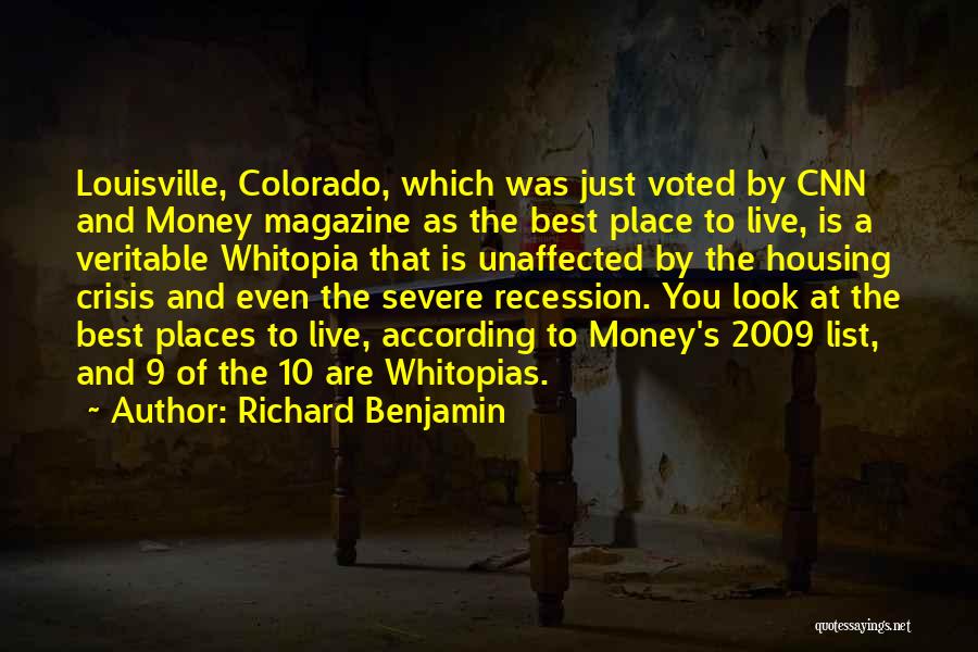 Cnn Money Quotes By Richard Benjamin