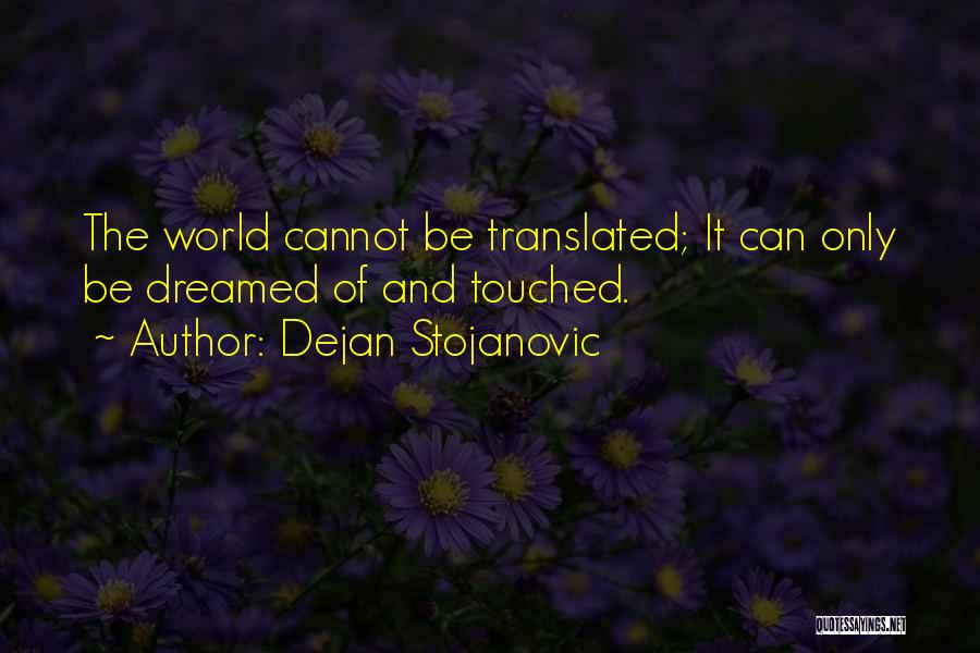 Co Creator Quotes By Dejan Stojanovic