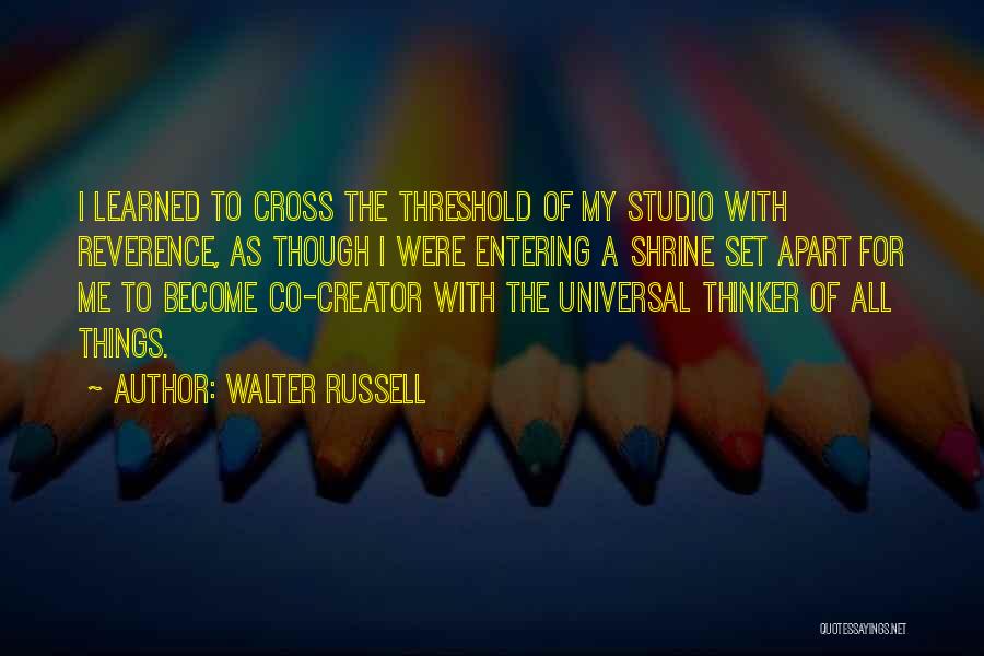 Co Creator Quotes By Walter Russell