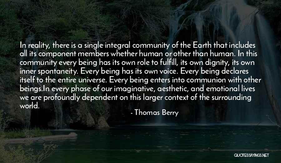Co Dependent Quotes By Thomas Berry Co Dependent Quotes By Thomas Berry