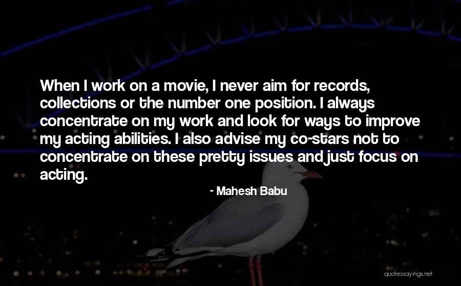 Co-design Quotes By Mahesh Babu