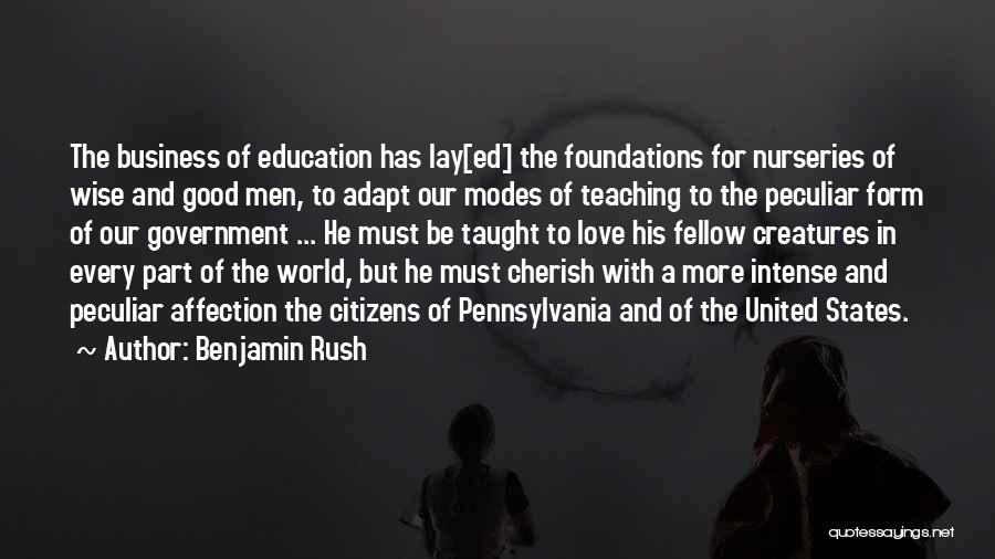 Co Ed Education Quotes By Benjamin Rush