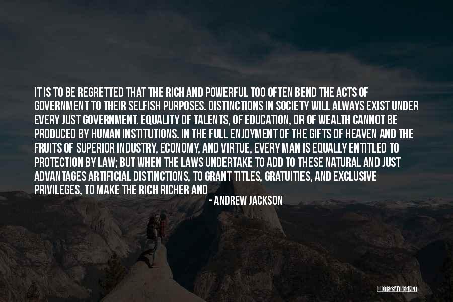 Co Education Advantages Quotes By Andrew Jackson