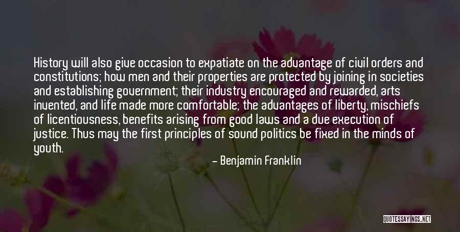 Co Education Advantages Quotes By Benjamin Franklin