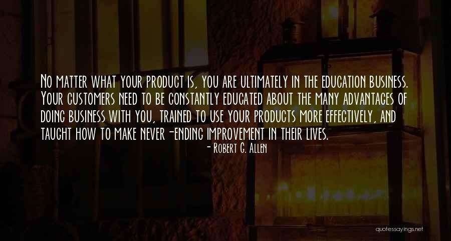 Co Education Advantages Quotes By Robert G. Allen