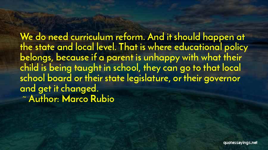 Co Educational School Quotes By Marco Rubio