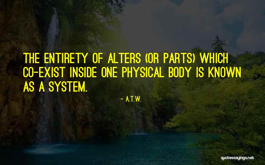 Co Exist Quotes By A.T.W. Co Exist Quotes By A.T.W.