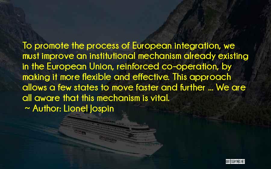 Co Operation Quotes By Lionel Jospin