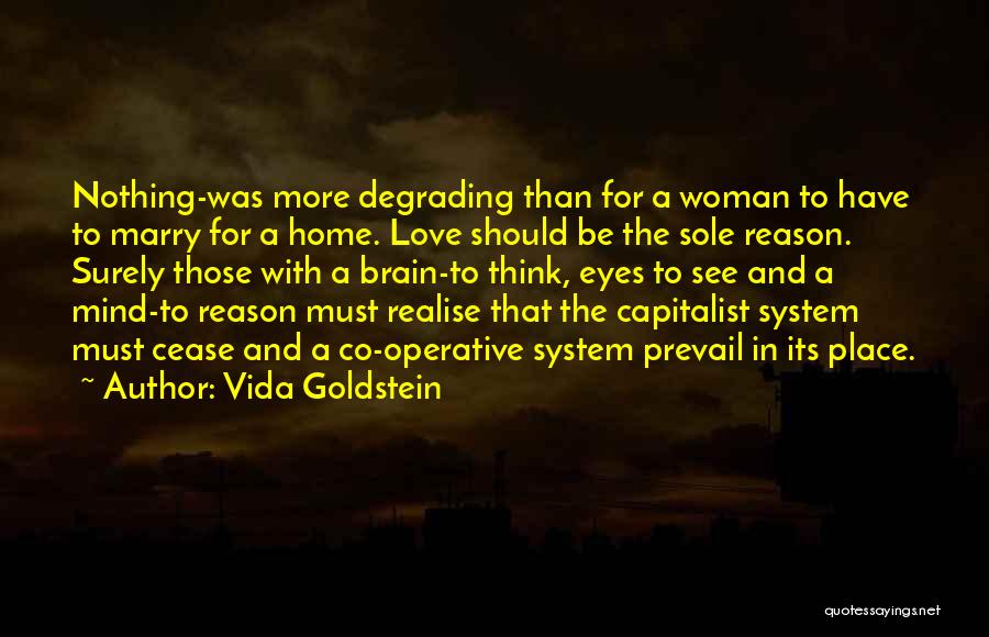 Co Operative Quotes By Vida Goldstein