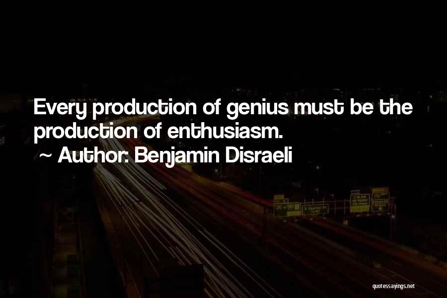 Co Production Quotes By Benjamin Disraeli
