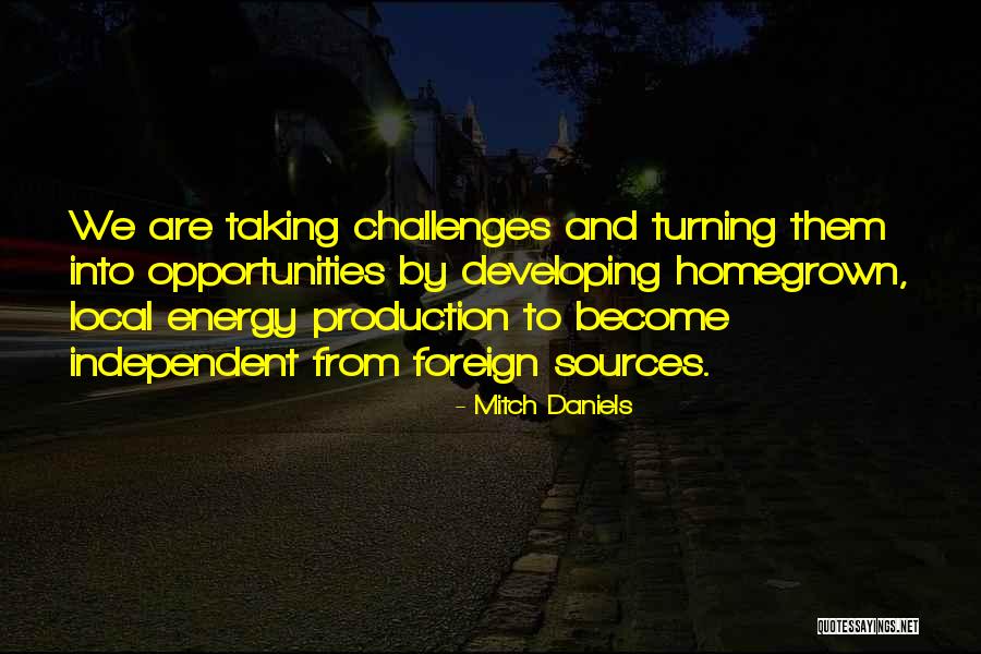 Co Production Quotes By Mitch Daniels