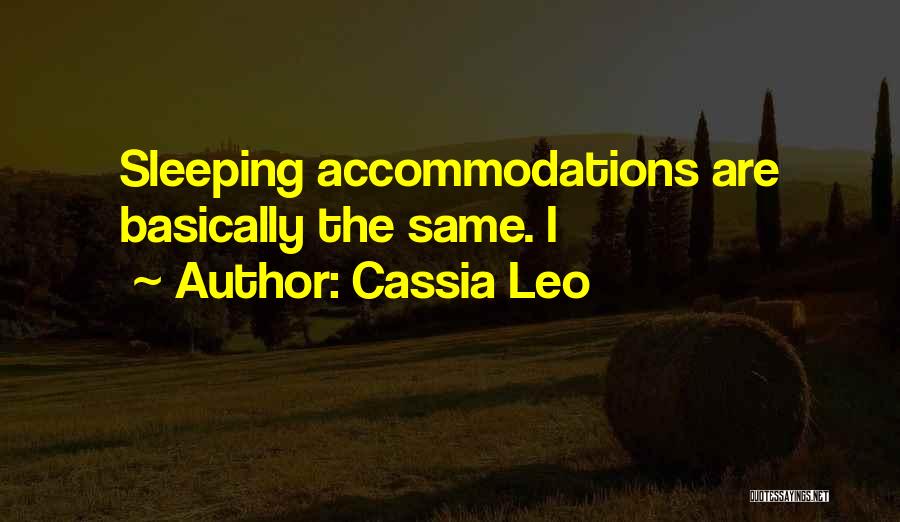 Co Sleeping Quotes By Cassia Leo