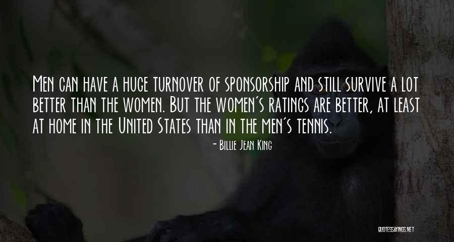 Co Sponsorship Quotes By Billie Jean King Co Sponsorship Quotes By Billie Jean King