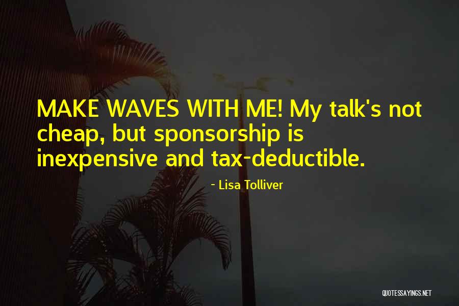 Co Sponsorship Quotes By Lisa Tolliver Co Sponsorship Quotes By Lisa Tolliver
